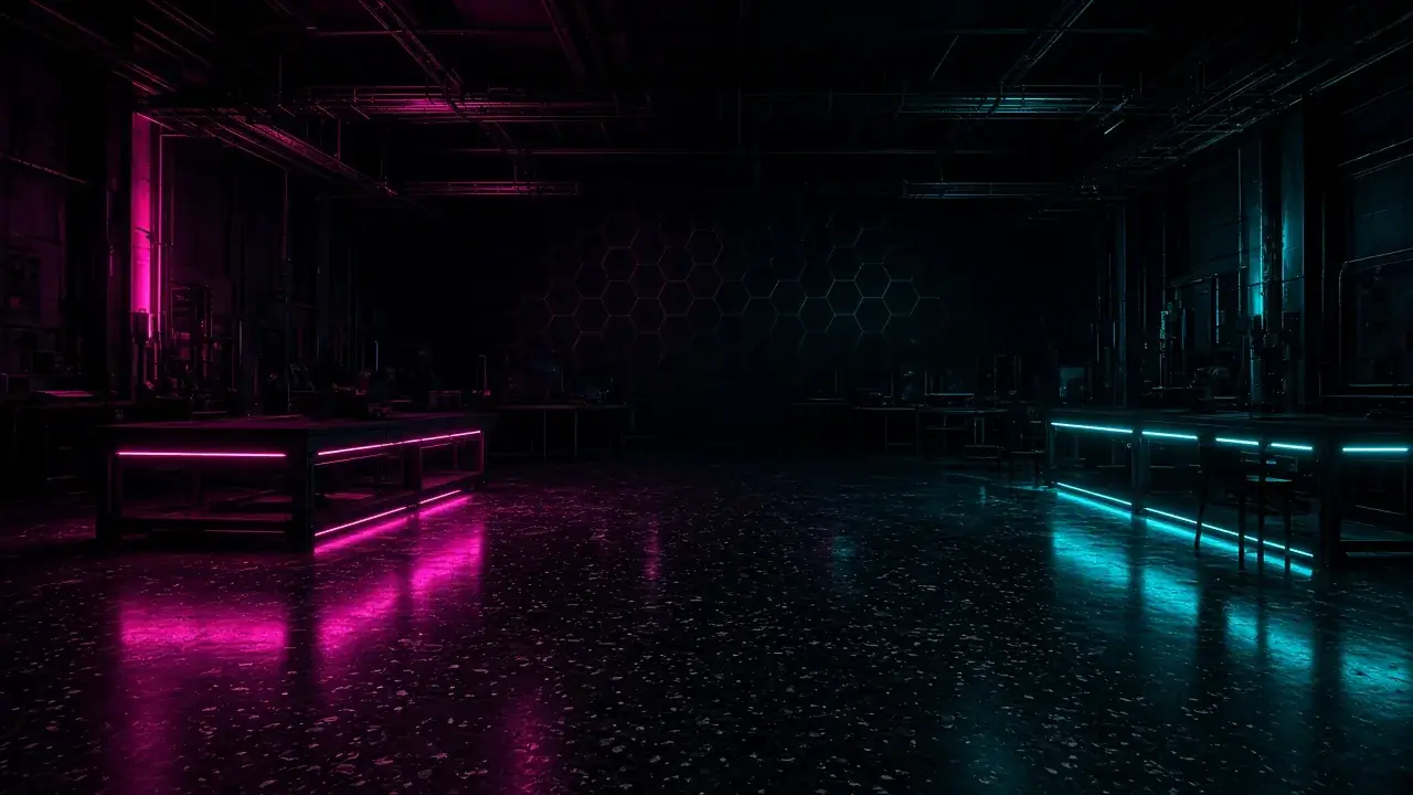 Dark London studio floor used as a still for the Residency Ready Pro story